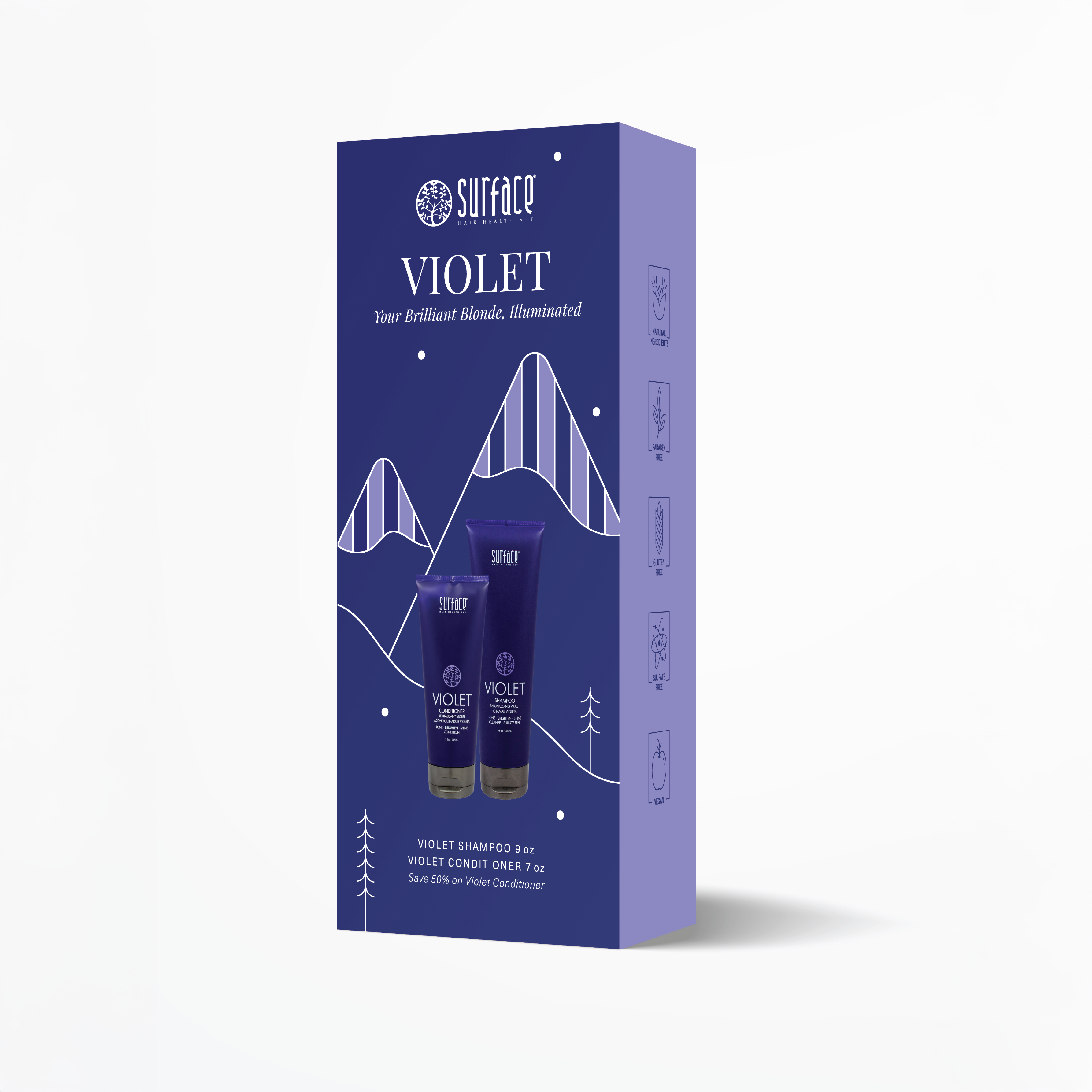 VIOLET HOLIDAY BOX – Surface Hair