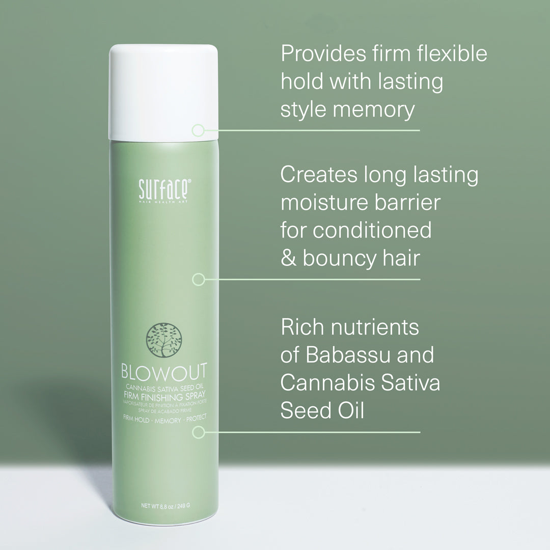 BLOWOUT FIRM FINISHING SPRAY