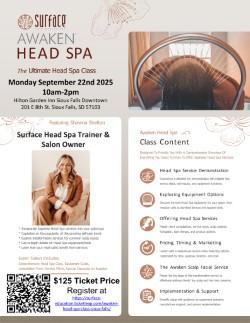 Surface Head Spa Event 2025 - Sioux Falls SD