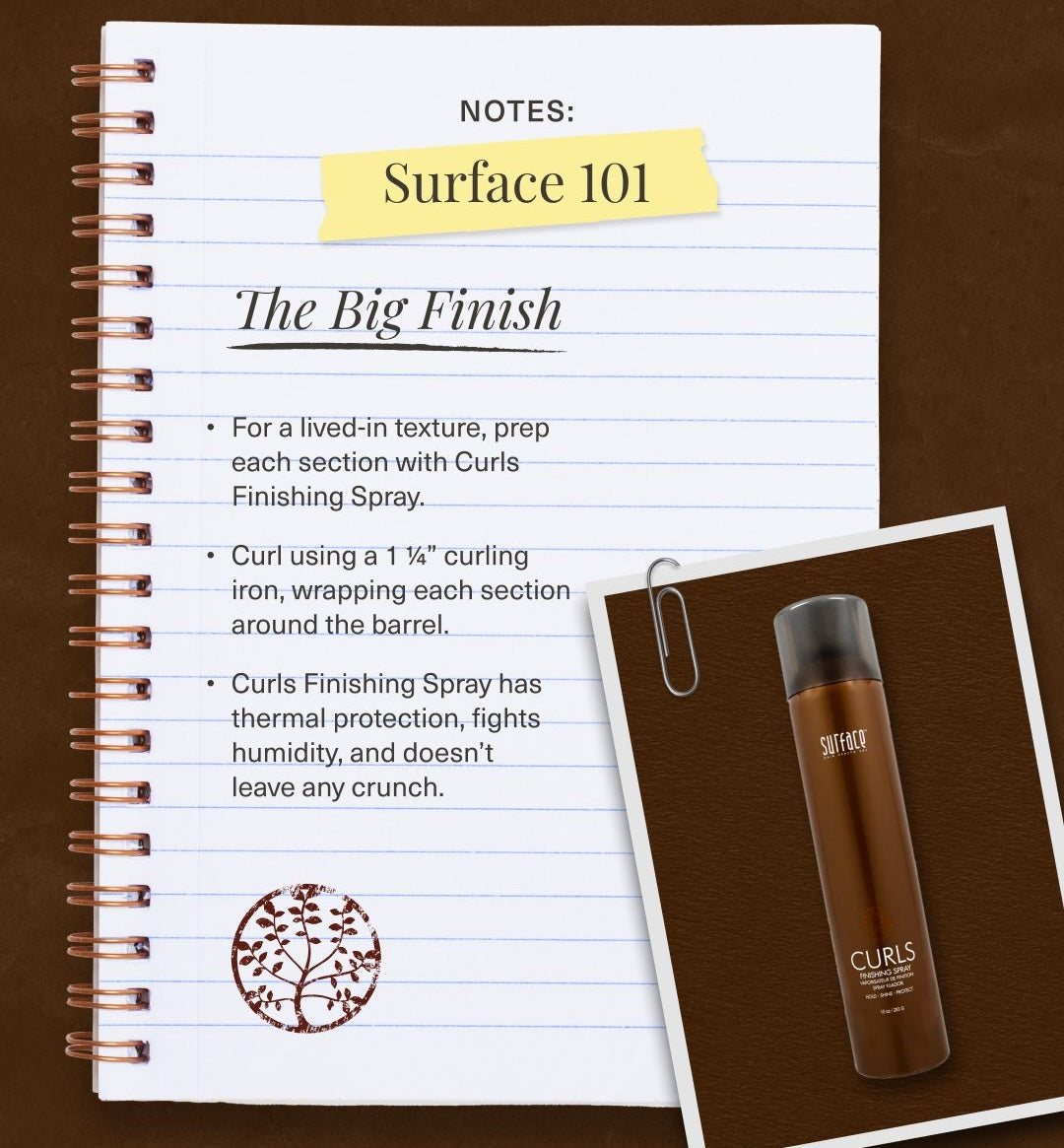 CURLS FINISHING SPRAY